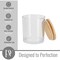 Pavelle 12 Pack Glass Candle Jars, 10 oz Empty Candle Jars with Bamboo Lids for Candle Making & Candle Storage